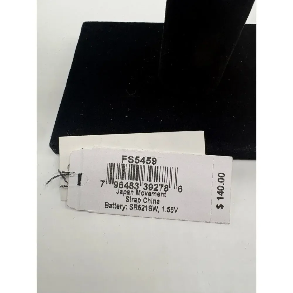 Fossil Minimalist Three-Hand Smoke Stainless Steel Watch FS5459 NWT
